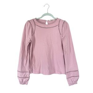Boden Pink Textured Top
